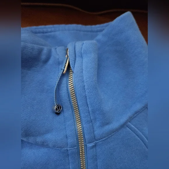 Lululemon Scuba Oversized Funnel Neck Aero Blue Half-Zip Pullover XS